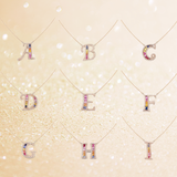 Rainbow Alphabet Necklace